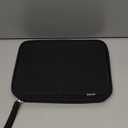 Zannaki A5 Zipper Binder, 6 Ring Personal Planner Journal Budget Binder Cover Case, Refillable Notebook Shell for Journal Diary File Album Photo Card Organizer Portable School Office Supplies, Black