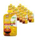 Earth's Best Organic Yogurt Smoothie Pouches for Toddlers 24 Months+, Strawberry Banana, Fruit Yogurt, 4.2 oz Resealable Pouch, Pack of 12 (EXP 08/01/26)