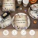 Hushee 200 Pcs Magical Wizard Baby Shower Paper Plates Napkins Cups Baby Shower Party Supplies Tableware Set Magical Wizard Theme Disposable Cup Napkin for 50 Guest Sets Party Decoration Boy Girl