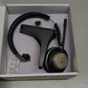 Earbay Wireless Headset with Mic for Work, Bluetooth Headset Microphone Mute & Charging Base, 45H+ Wireless Headphones with Mic Noise Canceling & USB Dongle for Work/Office/PC/MS Teams (Gold Black)