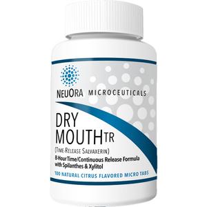 Dry Mouth TR Time-Release Micro Tabs by NeuOra - Tiny, Discreet, Long-Lasting Relief for Dry Mouth, Up to 8 Hours of Moisture & Fresh Breath Support, Doctor-Developed, 1 Pack