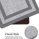 Mattitude Kitchen Mats Set of 2,Cushioned Anti-Fatigue Non-Skid Rug Sets Ergonomic Comfort Standing Mat for Kitchen, Floor, Office, Sink, Laundry, Gray and Gray