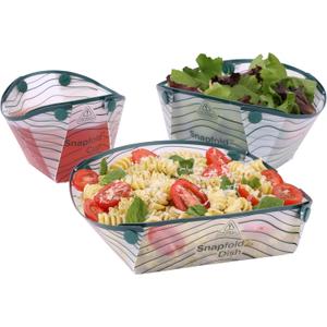 Coghlan's Snapfold Solo Pack 3-Piece Collapsible Tableware Set  Lightweight 4 oz, Leakproof, Compact Camping Gear for Backpacking, Hiking, and Outdoors, Includes Foldable Cup, Bowl, and Dish