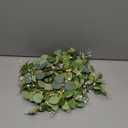 Gadpiparty Small Eucalyptus Candle Rings Wreaths 4-Pack Mini Artificial Greenery Wreaths for Wedding Table Centerpieces Home Seasonal Party Decoration 5.9 Inch Diameter