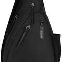 Sherpani Esprit, Anti Theft Sling Bag, Sling Backpack, 10L Travel Bag, Crossbody Backpack, Travel Gift for Women, Fits 10 Inch Tablet (Carbon Signature)