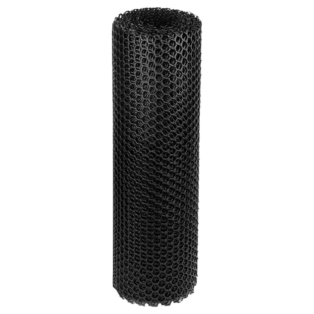 Plastic Wire Mesh Fence - Snake Barrier for Poultry, Dogs,and Rabbit - 15.7INCH x 13.12FT Roll Plastic Chicken Wire (Black, 40CMX400CM)