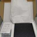 Enga Thermostatic Shower Jets System (Run All Features At Once), 12 Inch LED Rain Shower Wall Mounted with 6 Body Spray Jets and Handheld Shower, Contain Brass Thermostatic Shower Valve, Matte Black