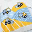 Baby Toddler Boy's Cotton Crewneck Sweatshirt Christmas Clothing 1-7Y (2T, #Grey Vehicle)