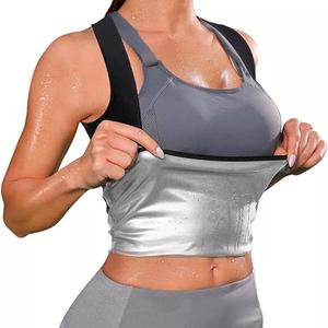 Sauna Shirt for Women Weight Loss Vest Sweat Suit for Women Body Shaper for Slimming Waist Trianer Workout Shapewear