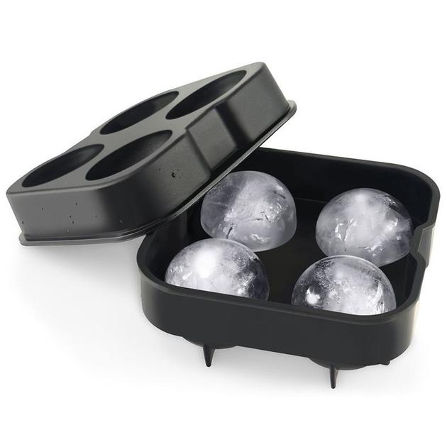 I've Tray With Mini Funnel Makes 4 1.7" Ice Balls 4 Pack