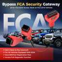 OBD2 12+8 Adapter for Chrysler, 12 8 OBD II Security Gateway Bypass Cable, OBD2 12&8 Connector for FCA SGW Car SGM, Work for All OBD 2 Scanner, for Dodge, for Jeep, for Ram, for Fiat Year 2018+