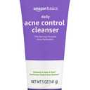 Amazon Basics Acne Treatment Face Wash - Daily Control Cleanser, Maximum Strength 10% Benzoyl Peroxide for Stubborn Breakouts, 5 Ounce (3-Pack)