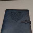 Photo Album 4x6 200 Photos, Genuine Leather Photo Albums with Writing Space with 30 Writing Paper, Travel Family Wedding Kids Graduation Ultrasound Baby Picture Album Scrapbook Photo Album LOVE