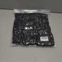 HYPERFIRE Women's Off The Shoulder Long Sleeve Short Dress A Line Pleated Mini Party Dresses (Black, S)