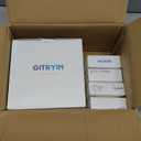 Gitryin 12-in-1 Desktop Charging Station with 3 Retractable Type-C Chargers and 1 Lightning Charger, 40W USB-C Power Strip with 33.5in Cable, Extension Cord with 1020J Surge Protection for Home Office