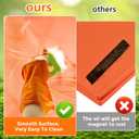 Utheer 28 Inch Silicone Griddle & Spatula Mat for Blackstone Griddle, Heavy Duty Food Grade Silicone Mat, All Season Cooking Protective Grill Cover, 28 Inch Blackstone griddle cover (Orange)