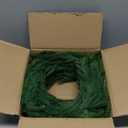 9 FT Real Touch Norfolk Pine Garland Green Artificial Christmas Garland Faux Greenery Garland for Holiday Fireplace Mantle Window Indoor Outdoor Decor, Winter Christmas Decorations, 1 Pcs