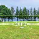Zdgao Badminton Sets for Backyard, Portable Badminton Net with Tension Adjuster, Badminton Racket Set of 4, 3 Nylon Shuttlecocks, Boundary Line and Carry Bag for Backyard Beach Family Games