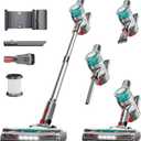 Cordless Vacuum Cleaner, Powerful Stick Vacuum Cleaner for Home with Rechargeable Battery, 6-in-1 Lightweight Handheld Vacuum, 45 Mins Runtime for Hardfloor & Carpets Pet Hair (Green)