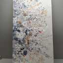 Flowers Canvas Wall Art for Living Room Wall Decor Indigo Floral Canvas Painting Watercolor Plants Pictures Vintage Botanical Flower Canvas Artwork for Bedroom Office Home Wall Decorations 20" X 40"