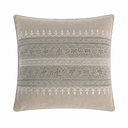 Levtex Home Reno Embroidered Burlap Throw Pillowб 20x20