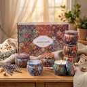 Topadorn 6 Pack Scented Candles Gift Set, 4oz Soy Wax Aromatherapy Candles with Lavender, Vanilla & More - Decorative Tin Candles for Home Relaxation