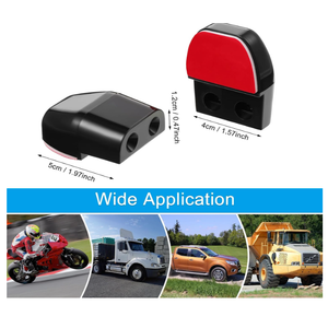 Frienda 30 Pieces Deer Whistles for Vehicles Avoids Collisions, Deer Whistles for Car, Horns for Vehicles Warning Devices with Waterproof Animal Alert for Car and Motorcycle (Black)