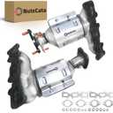 2PCS Left Right Catalytic Converter Compatible with 2013-2019 Ford Explorer Taurus Flex Police Interceptor, 2015-2018 Edge, 2013-2016 Lincoln MKS MKZ, 2013-2018 MKT 3.5L 3.7L EPA Compliant