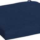 Arden Indoor/Outdoor Seat Or Rocking Chair Cushion, 19 x 18, Water Repellent, Rain Proof, Fade Resistant Cushion for Rocking Or Dining Chairs Sapphire Blue Leala