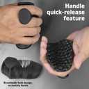 3 x Original Anti-Slip Workout Grips for Weight Lifting with Breathing Hole, Ergonomics Weight Grips for Women Hand Callus Protector Gym Gloves, Soft Rubber Gym Grips for Men Bodybuilding