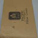 PHF 100% Cotton Waffle Pillow Shams King Size, 2 Pack 20" x 36" Soft Skin-Friendly Pillowcases, No Filling, Aesthetic Woven and Breathable Waffle Weave Pillow Case Covers for Bed, Oatmeal