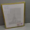 upsimples 16x20 Picture Frame, Display Pictures 11x14 with Mat or 16 x 20 Without, Wall Hanging Poster Frame, Gold, 1 Pack