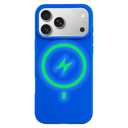 Danbey for iPhone 17 Pro Strong Magnetic Ultra Slim Fit Plastic Case, Compatible with Apple MagSafe Fast Wireless Charging, Gel Shockproof Matte Cover 6.3" Screen 2025, Bright Cobalt Royal - Blue