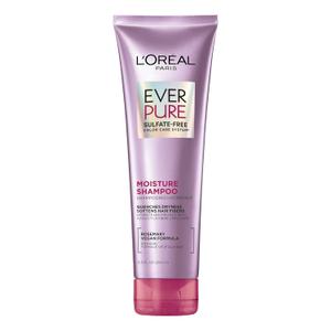 L’Oréal Paris Moisture Sulfate Free Shampoo, Hair Care for Color-Treated Hair with Rosemary Botanicals, EverPure, 8.5 Fl Oz, Pack of 2