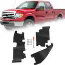HECASA 3 PCS Grille Air Deflector Compatible with 2009-2014 Ford F-150 Replacement for FO1218114 FO1218119 Radiator Support Accessory with Fasteners