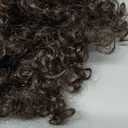 yuehong Short Fluffy 70s 80s Disco Afro Wigs Synthetic Anime Cosplay Fancy Funny Wigs for Unisex Men Women (Dark Brown)