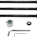 12x142mm Adapter Compatible with Wahoo KICKR SNAP, Supports 12mm Thru-Axle Rear Dropouts (142mm Width), Manufacturing of High-Strength Materials, Contains All Necessary Kits and Tools