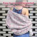 Pink Bow Beach Towel Coquette Beach Towel Gift 60 x 30 Inch Coquette Birthday Pink Bow Party Decorations for Birthday Baby Shower Bridal Shower Bachelorette Party Decor