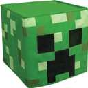 Minecraft Block Head Costume Headpiece, Official Minecraft Costume Accessories, Single Size Costume Mask (Green)