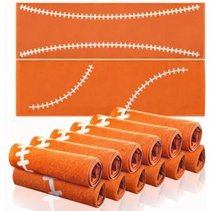 OPSO Football Cooling Towel Set, 40 x 12 inches, 12 Pack, Microfiber Sports Towels for Baseball, Soccer, Golf LCE Towel Microfiber Sports Towels for Player (Football 2)