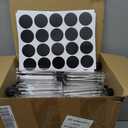 Dandat 100 Pcs Plastic Juice Bottles with Caps Clear Shot Bottles Bulk Empty Reusable Clear Beverage Containers with Lids, Label, Pen for Milk, Drinking, Potion, Ginger Shots, Whiskey(4 oz)