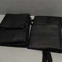 Bodaon 2-Pack Insulated Food Delivery Bag, XX-Large Reusable Grocery Shopping Bag, Frozen Food Cold, Bodaon Cooler Bags with Zippered Top, Black