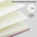 LBWCER Thank You Gifts,Notebooks for Work,200 Pages, A5 Hardcover Leather Journals for Writing,School,Travel,Business,Work,Home (Every piece Pink)