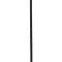Somerset 64" Tall Floor Lamp with Fabric Shade in Blackened Bronze/White