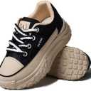 Sneakers for Women,Lace Up Thick Soled Non Slip Sports Shoes, Breathable, Stylish,Running,Shopping,size 9