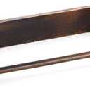 Wall Mounted Wood Paper Towel Holder Wooden Roll Hanging Organizer Adhesive No Drill Under Cabinet Wood Paper Towel Holder Kitchen Towels Dispenser Rack