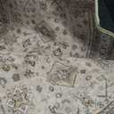 Washable Entryway 3x7 Runner Rug: Farmhouse Kitchen Hallway Rug Runner Wide Soft Water Resistant Floor Mat for Bathroom Nursery Non Slip Indoor Carpet for Living Room Bedroom Dining Room(3x7,Beige)