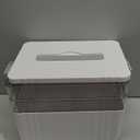 Citylife 3-Tier Medicine Cabinet Organizer,Medicine Cabinet First Aid Kit with Handle,Portable Multi-Purpose Storage Box Suitable for Family Emergency, Home, Travel, White