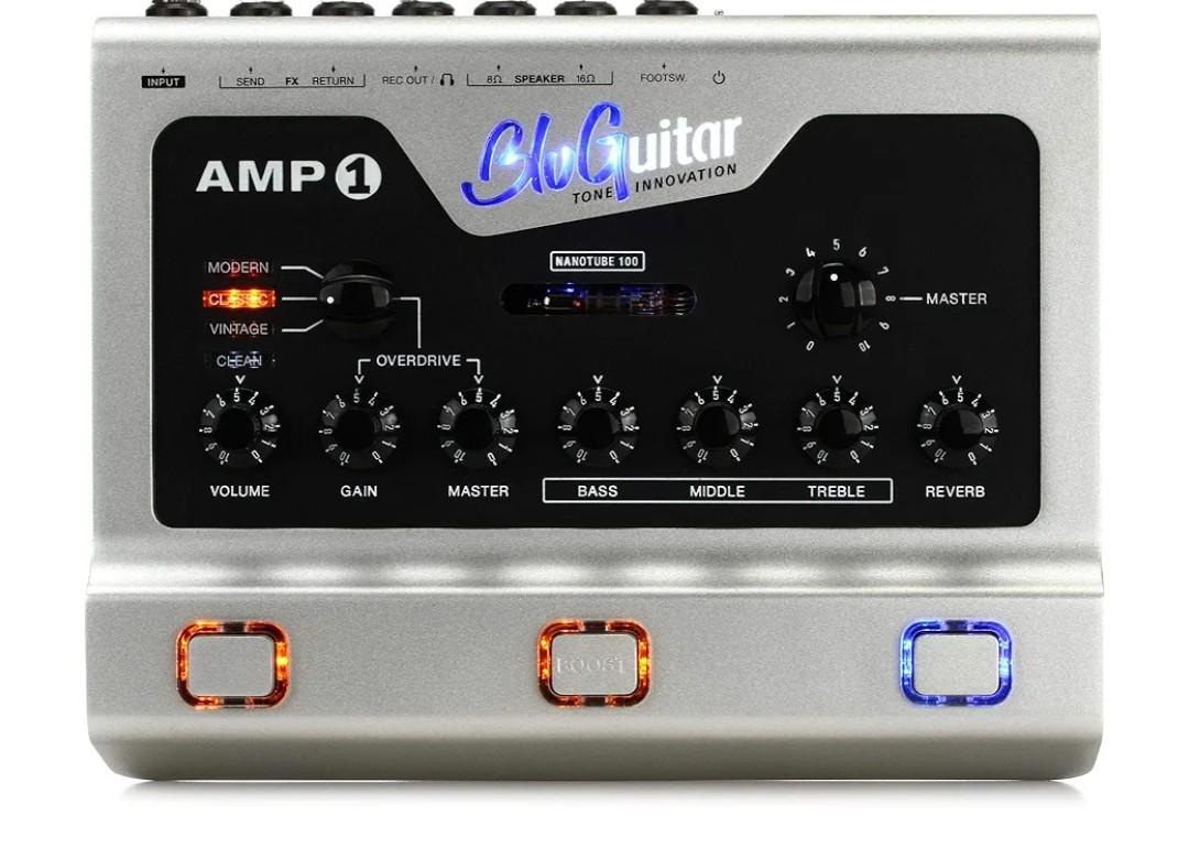 BluGuitar AMP1 ME Mercury Edition 100-Watt 4-Channel Pedalboard Amp with Nanotube