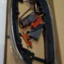 LED DRL Headlights Assembly Compatible with 1999-2007 GMC Sierra / 2000-2006 Yukon XL 1500 2500 Excluding Denali Vehicles Clear Reflector Chrome Housing